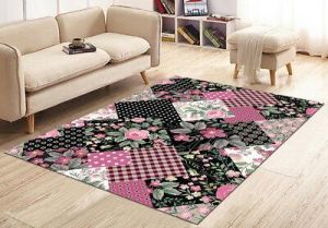 דפוסים גיאומטריים שטיחים פרחוניים יפהפיים שטיחי רצפה בסלון לילדים