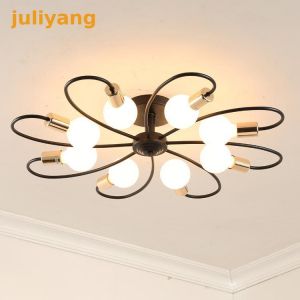 2018 New Modern Simple American  Chandelier Lighting for  Living Room  3568 Heads hanging for household bedroom decoration 220v