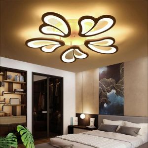 LED living room chandelier modern bedroom dining room kitchen balcony ceiling chandelier remote dimming AC110-240V free shipping