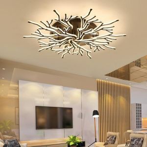 New design black Modern led Chandelier for living room Bedroom Restaurant chandelier lighting ledlamp indoor home light fixtures