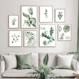 Cactus Poster Eugene Leaves Canvas Painting Drop Leaf Wall Art Print Plant Modern Picture For Living Room On The Wall Home Decor