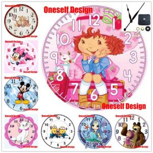 New USA Popular 5d diamond painting clock cartoon mouse diamond embroidery sale 5d diamond mosaic sale clock wall sticker clock