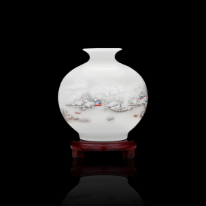 אביזרים לעיצוב הבית עציצים ואגרטלים Porcelain vase home decoration Chinese living room flower arrangement decoration craft