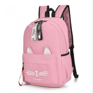 New Both Shoulders Girls Backpack Lovely Cat Ears Student Children School Bags For Boys Bag Kids Mochila Escolar Cartable Enfant
