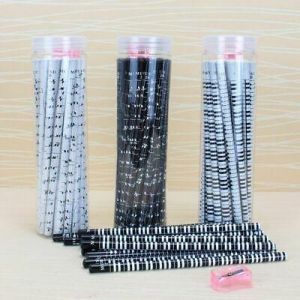 36pcs מוסיקלי עיפרון 2b סטנדרטי סיבוב עפרונות כתיבה ציור כלי כתיבה