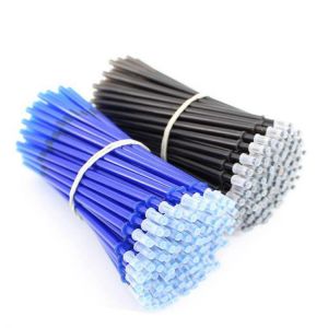 20Pcs/Set Erasable Gel Pen Refill Rod  Erasable Pen Refill 0.38mm Blue Black Ink Office School Stationery Writing Tool