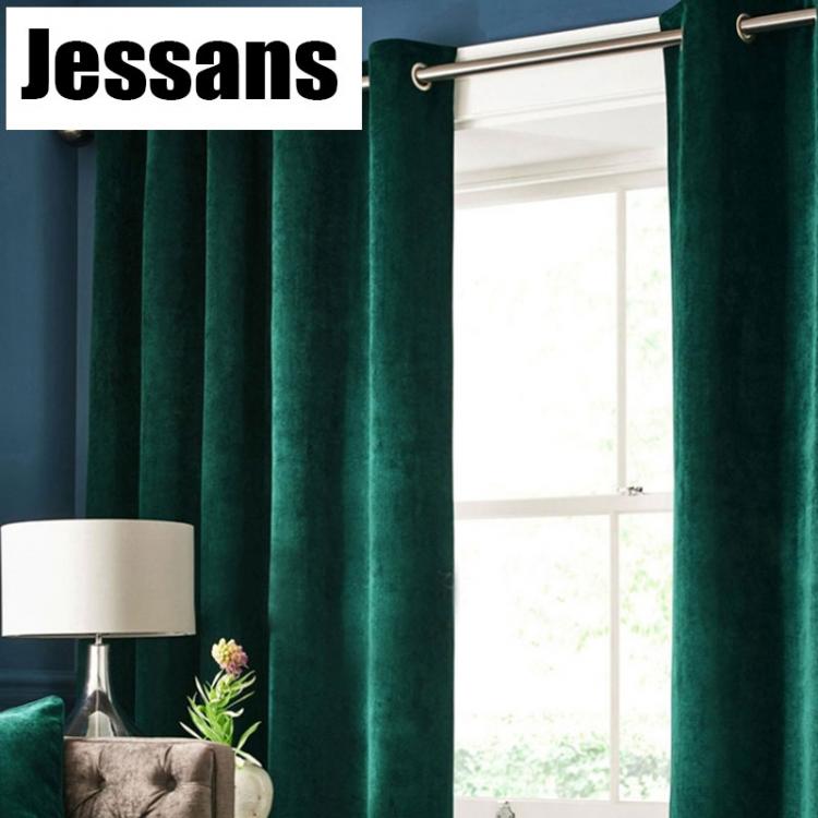 אביזרים לעיצוב הבית וילונות High Shading Luxury Velvet Blackout Windows Curtain Drape Panel For Living Room Bedroom Interior Home Decoration Solid Color